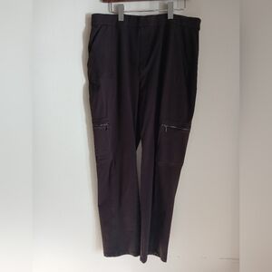 Susan Graver Weekend Pants Brown Size Large